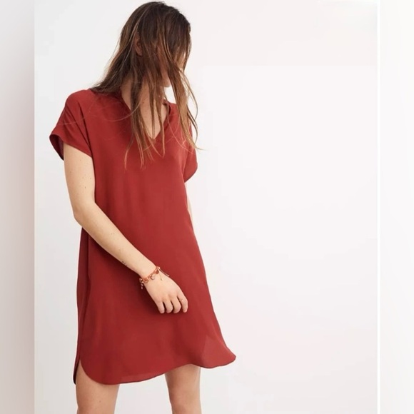 Madewell Dresses & Skirts - Madewell Terracotta Mini Dress Size M